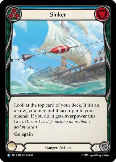 Image for Sinker (SEA105) [High Seas] - Flesh and Blood TCG