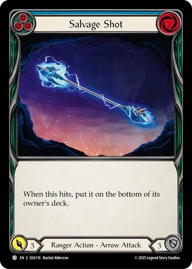 Image for Salvage Shot (Blue) (SEA116) [High Seas] - Flesh and Blood TCG
