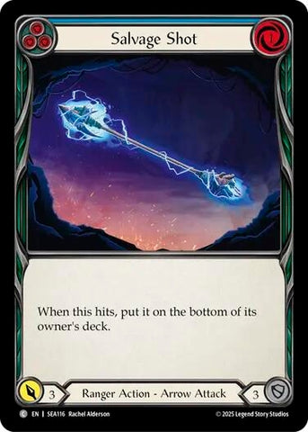 Image for Salvage Shot (Blue) (SEA116) [High Seas] - Flesh and Blood TCG