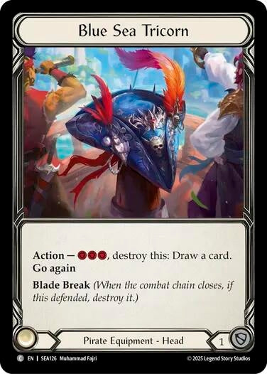 Image for Blue Sea Tricorn (SEA126) [High Seas] - Flesh and Blood TCG