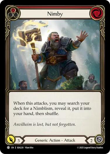 Nimby (Red) [SEA220] (High Seas)  Rainbow Foil