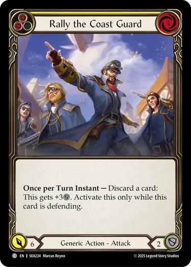 Rally the Coast Guard (Yellow) [SEA224] (High Seas)