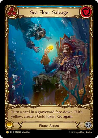 Sea Floor Salvage (Treasure) [SEA146] (High Seas)  Cold Foil