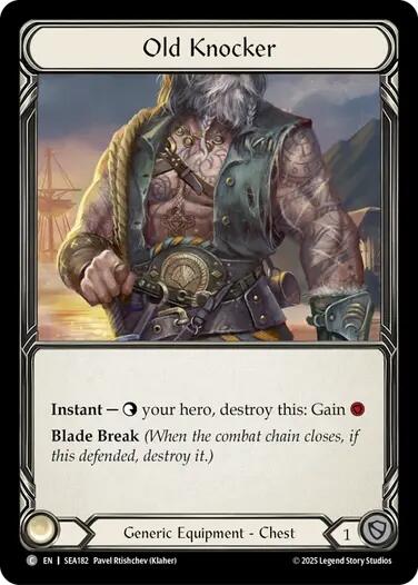 Old Knocker (Treasure) [SEA182] (High Seas)  Cold Foil