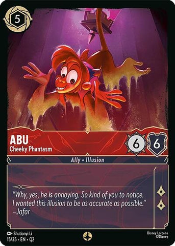 Image for Abu - Cheeky Phantasm (15/35) [Illumineer's Quest: Palace Heist] - Disney Lorcana