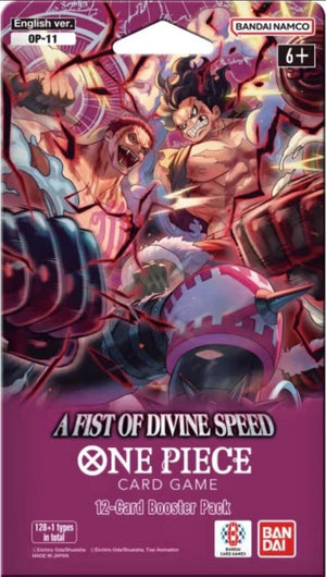 Image for A Fist of Divine Speed - Sleeved Booster Pack - One Piece Card Game
