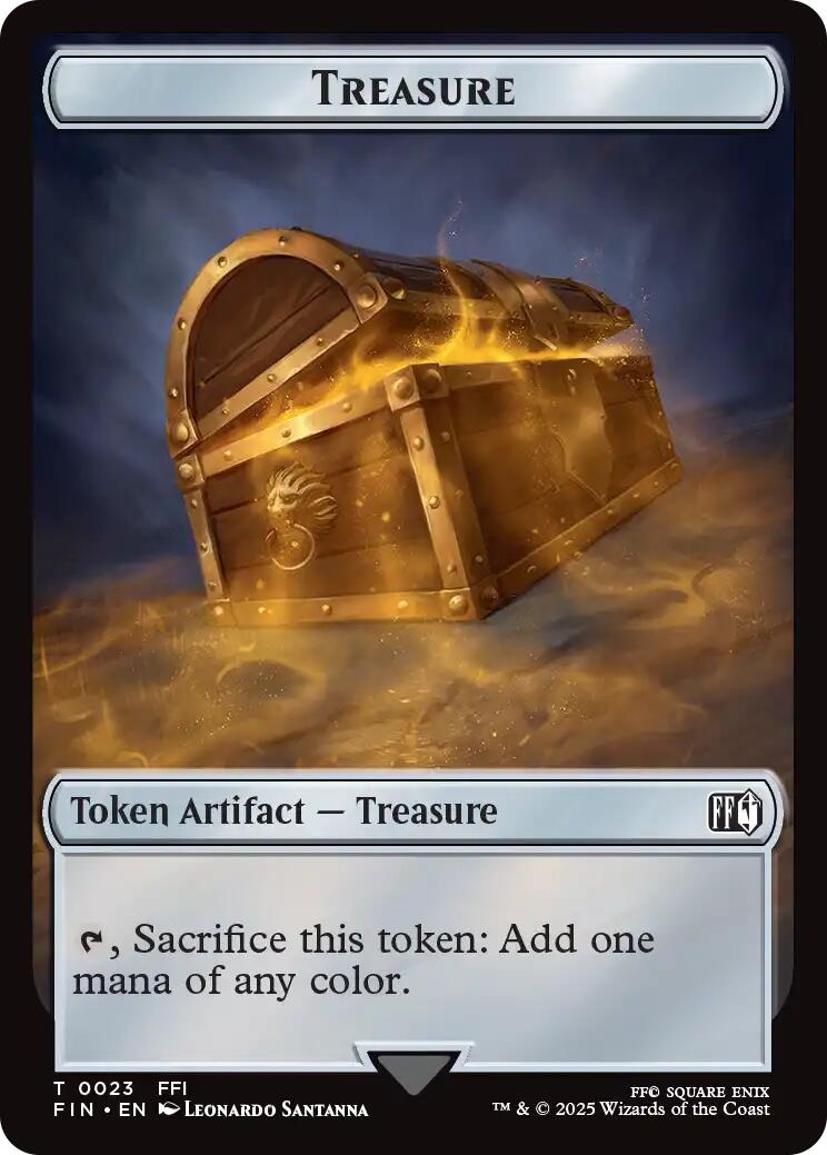 Hero (0009) // Treasure Double-Sided Token [FINAL FANTASY Tokens]