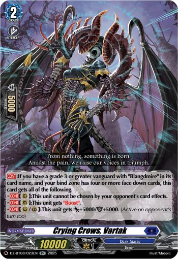 Crying Crows ,Vartak (DZ-BT08/023EN) [Knights 0f Rebirth]