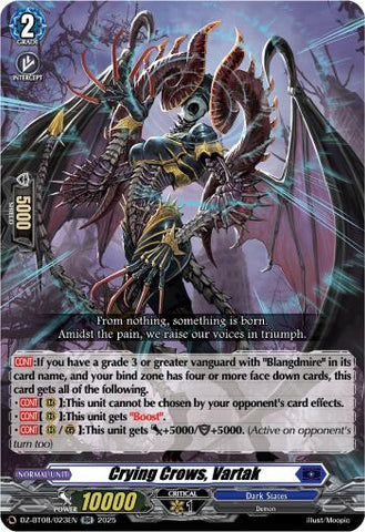 Crying Crows ,Vartak (DZ-BT08/023EN) [Knights 0f Rebirth]