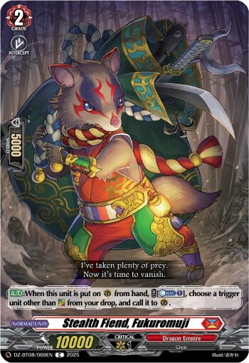 Stealth Fiend, Fukuromuji (DZ-BT08/069EN) [Knights 0f Rebirth]