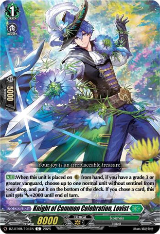 Knight of Common Celebration, Lovist (DZ-BT08/104EN) [Knights 0f Rebirth]