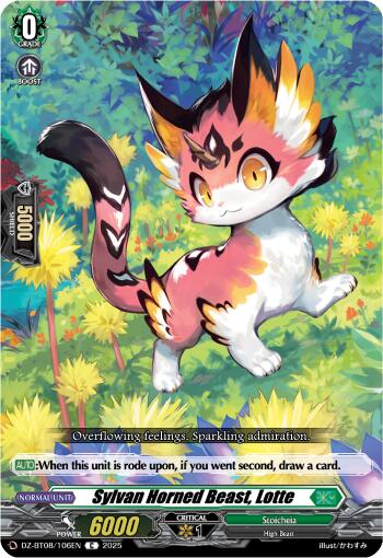 Sylvan Horned Beast, Lotte (DZ-BT08/106EN) [Knights 0f Rebirth]