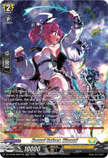 Hound Raiser, Hinami (DZ-BT08/SR27EN) [Knights 0f Rebirth]