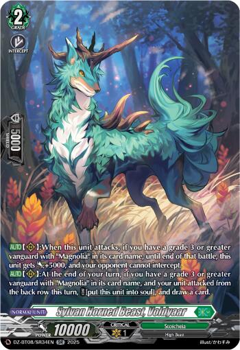 Sylvan Horned Beast, Voljaar (DZ-BT08/SR34EN) [Knights 0f Rebirth]