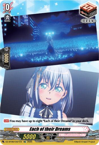 Each of their Dreams (DZ-BT08/EX21EN) [Knights 0f Rebirth]