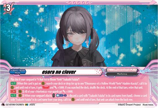 esora no clover (DZ-BT08/EX28EN) [DZ-BT08: Knights 0f Rebirth]