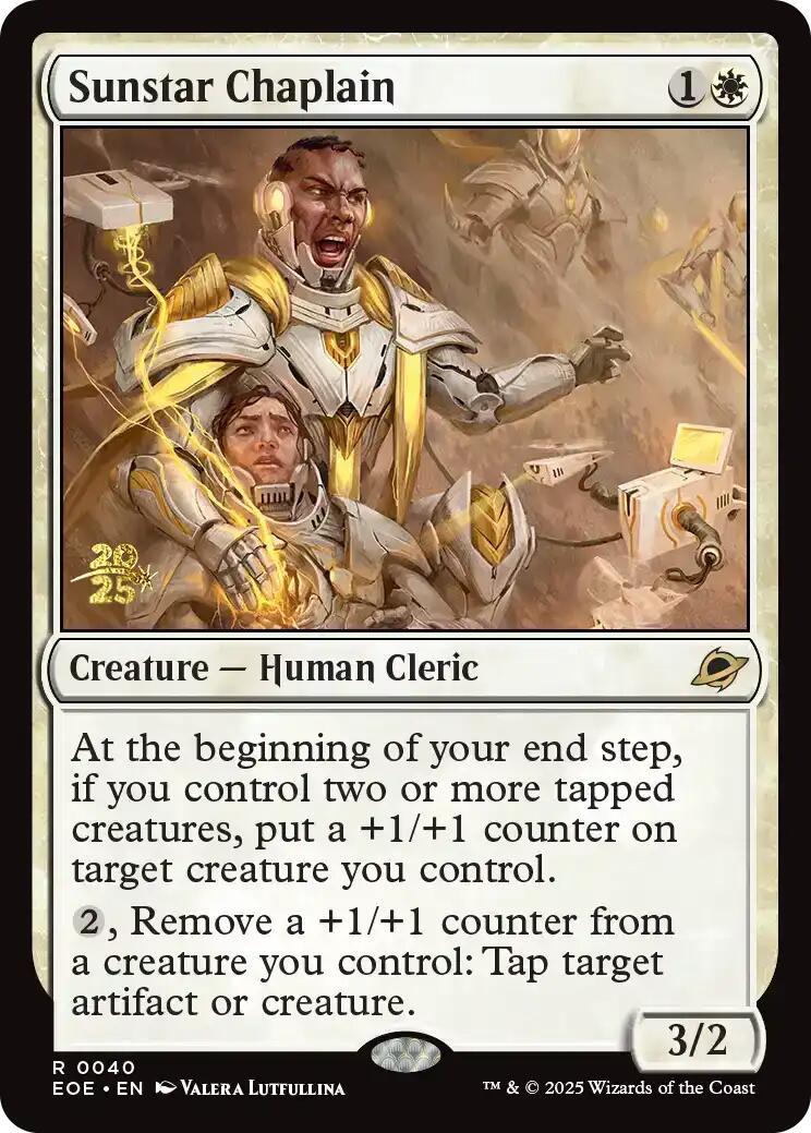 Sunstar Chaplain [Edge of Eternities Prerelease Promos]