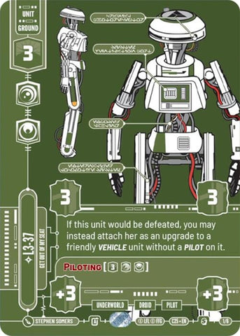 Image for L3-37 - Get Out Of My Seat (1/6) - Star Wars: Unlimited