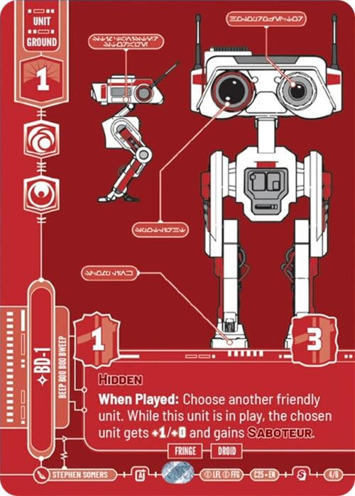 Image for BD-1 - Beep Boo Boo Bweep (4/6) - Star Wars: Unlimited