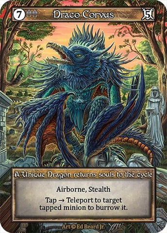 Image for Draco Corvus (Foil) (SCRDL) - Sorcery: Contested Realm