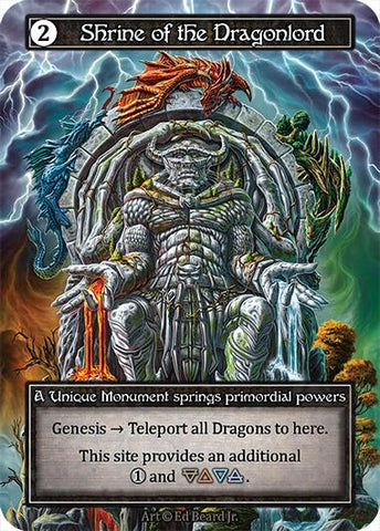 Image for Shrine of the Dragonlord (Foil) (SCRDL) - Sorcery: Contested Realm