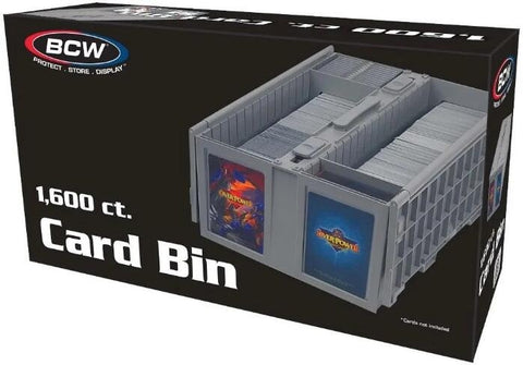 Image for 1600 Collectible Card Bin - Grey - Deck Boxes