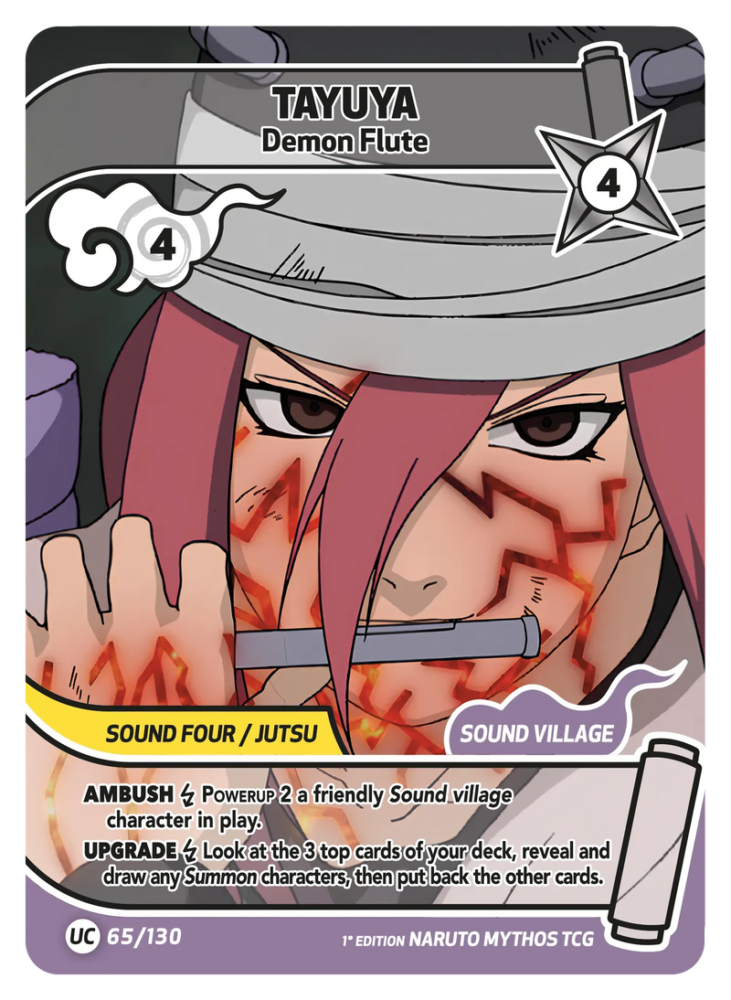 Image for Tayuya — Demon Flute (065/130) (KSH) - Naruto Mythos TCG