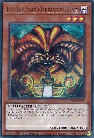 Image for Exodia the Forbidden One (EUR) (25LP-EN000) (25LP) - YuGiOh