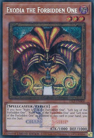 Image for Exodia the Forbidden One (ESR) (25LP-EN000) (25LP) - YuGiOh