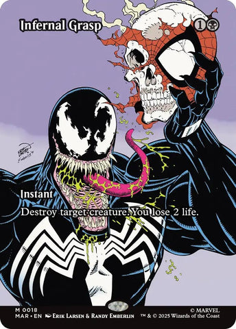 Image for Infernal Grasp (Borderless) (18) (MAR) - Magic: The Gathering