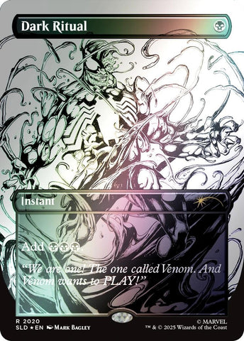 Image for Dark Ritual (2020) (Rainbow Foil) (2020) (SLD) - Magic: The Gathering