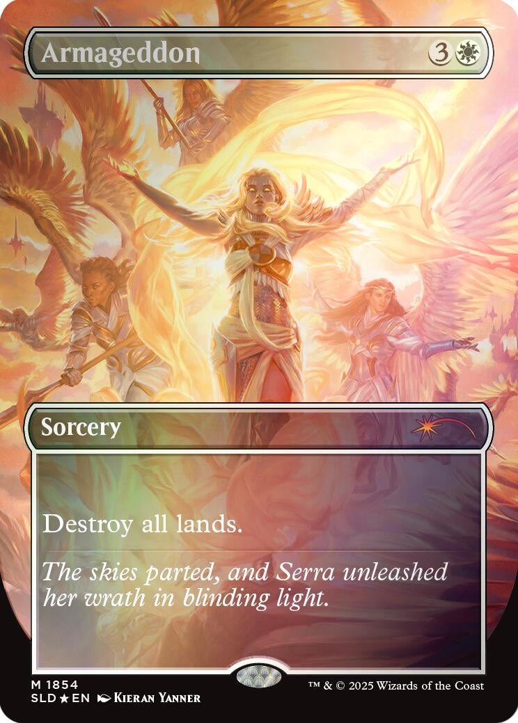 Image for Armageddon (Rainbow Foil) (1854) (SLD) - Magic: The Gathering