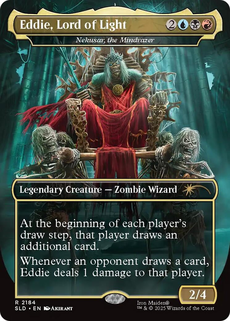 Image for Eddie, Lord of Light - Nekusar, the Mindrazer (2184) (SLD) - Magic: The Gathering