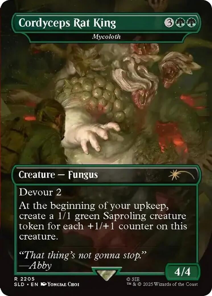 Image for Cordyceps Rat King - Mycoloth (2205) (SLD) - Magic: The Gathering