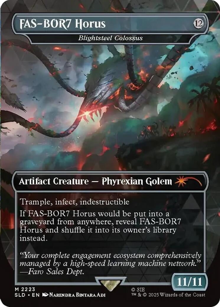 Image for FAS-BOR7 Horus - Blightsteel Colossus (2223) (SLD) - Magic: The Gathering