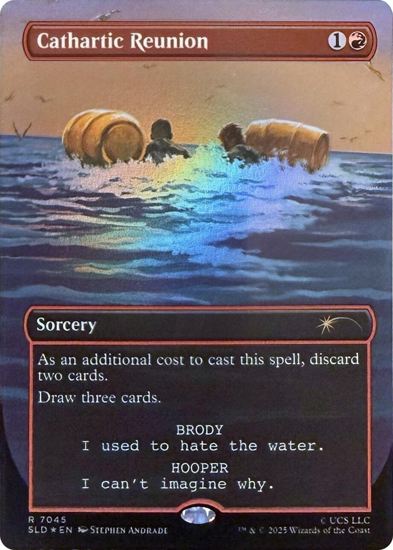 Image for Cathartic Reunion (7045) (Rainbow Foil) (7045) (SLD) - Magic: The Gathering