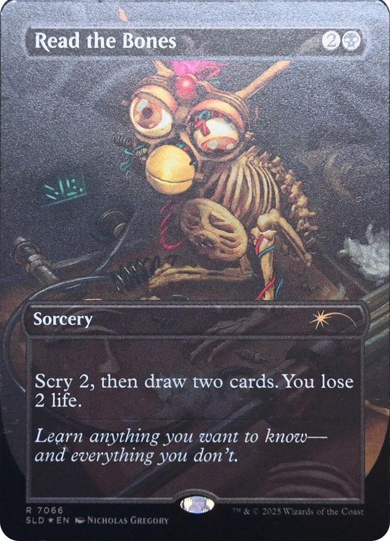Image for Read the Bones (7066) (Rainbow Foil) (7066) (SLD) - Magic: The Gathering