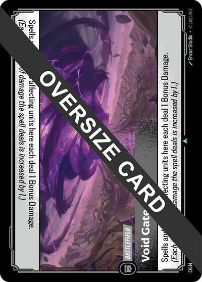 Image for Void Gate (Oversized) (296/298) (OGS:PG) - Riftbound: League of Legends Trading Card Game