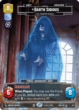 Image for Darth Sidious - The Phantom Menace (2/3) - Star Wars: Unlimited