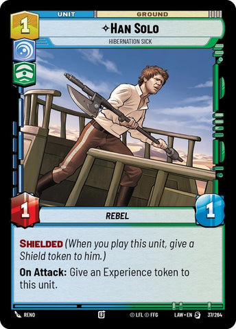 Image for Han Solo - Hibernation Sick (37/264) - Star Wars: Unlimited