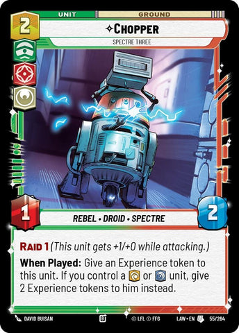 Image for Chopper - Spectre Three (55/264) - Star Wars: Unlimited