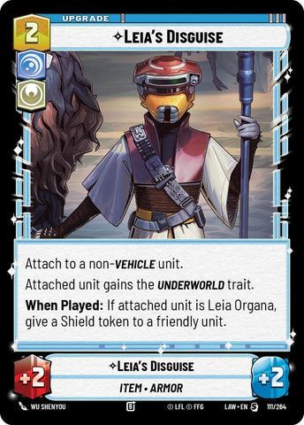 Image for Leia's Disguise (111/264) - Star Wars: Unlimited