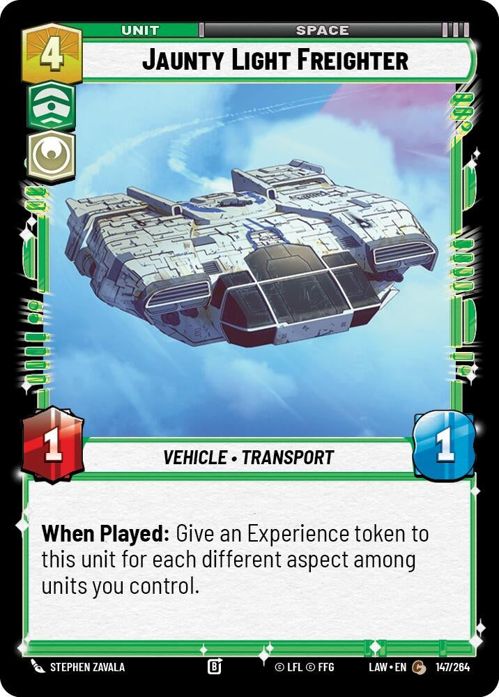 Image for Jaunty Light Frieghter (147/264) - Star Wars: Unlimited