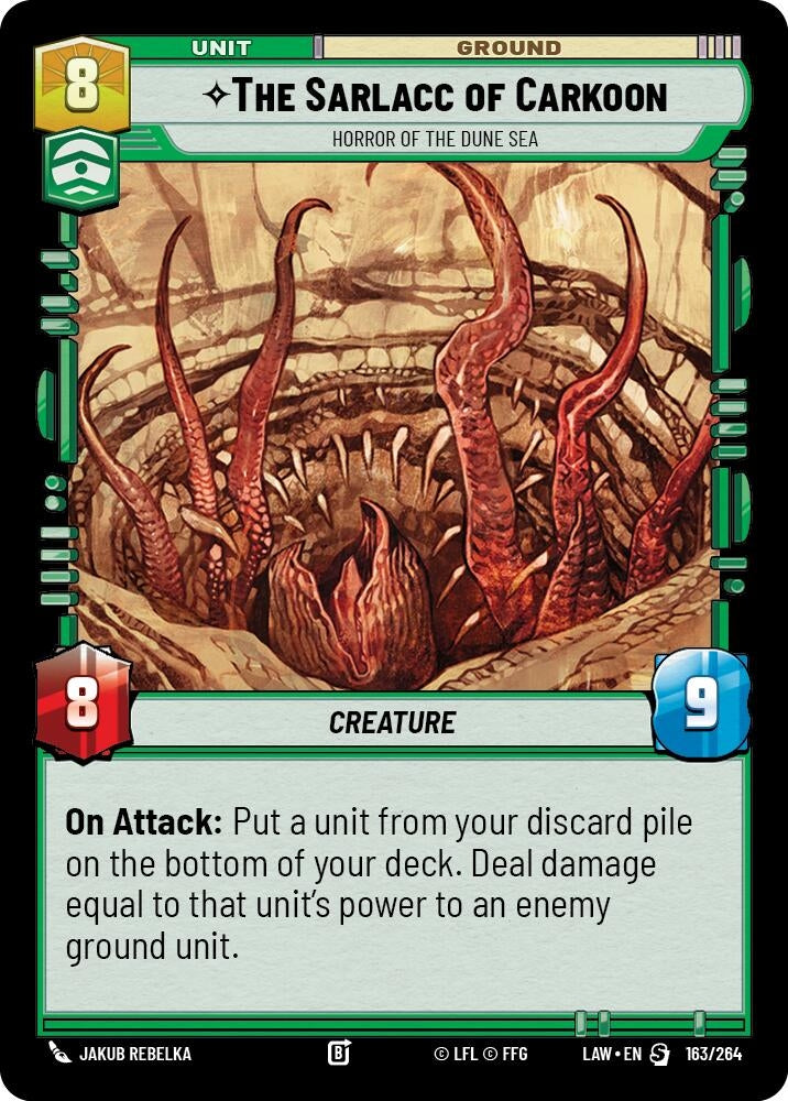 Image for The Sarlacc of Carkoon - Horror of the Dune Sea (163/264) - Star Wars: Unlimited