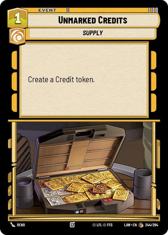 Image for Unmarked Credits (244/264) - Star Wars: Unlimited