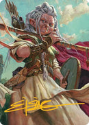 Image for Brigid, Clachan's Heart Art Card (Gold-Stamped Signature) (29) - Magic: The Gathering