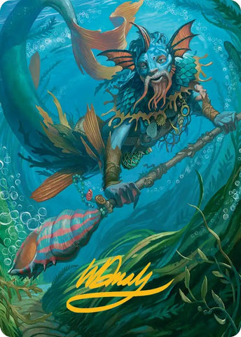 Image for Sygg, Wanderwine Wisdom Art Card (Gold-Stamped Signature) (32) - Magic: The Gathering