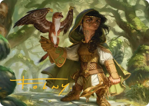 Image for Crossroads Watcher Art Card (Gold-Stamped Signature) (20) - Magic: The Gathering