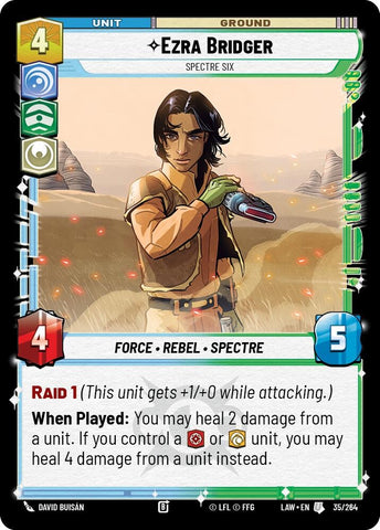 Image for Ezra Bridger - Spectre Six (35/264) - Star Wars: Unlimited