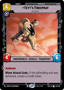 Image for Fett's Firespray - In Pursuit - Star Wars: Unlimited